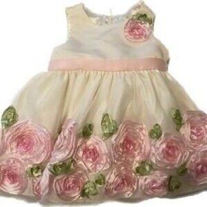Adorable 9m Flower Dress [Clothing 147]